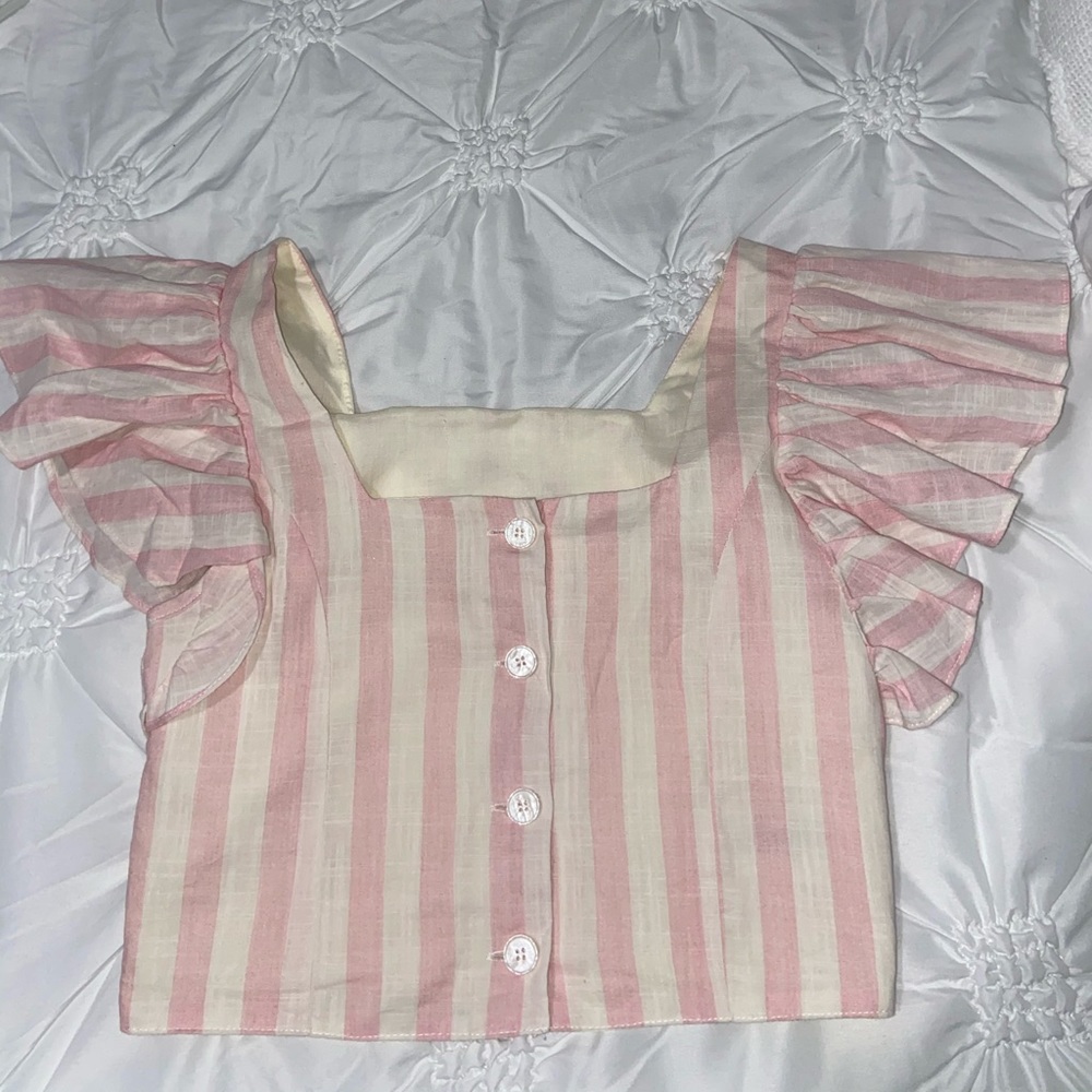 Linen Crop Top